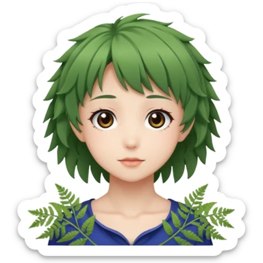 Fern from anime Frieren sticker