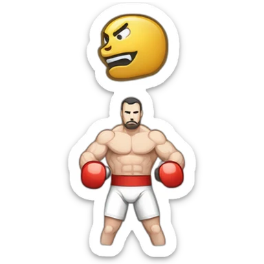 aws vs gcp in an mma fight sticker