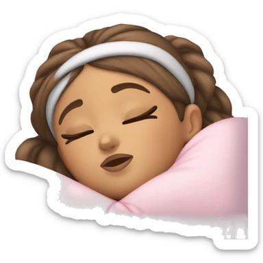 Ariana Grande sleeping sticker