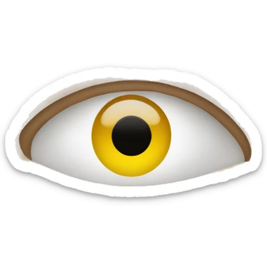 Sorpresa ojos abiertos  sticker