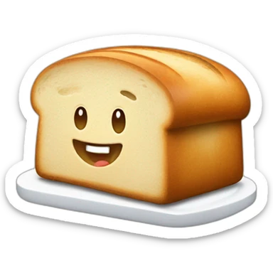 Bread with nutela toaster sticker
