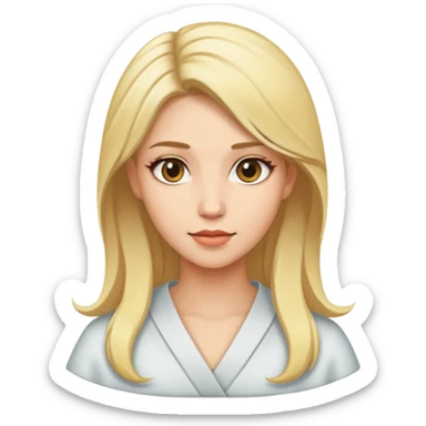 Warcraft female blonde Dranei  sticker