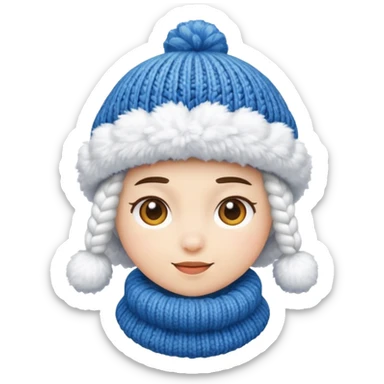 snow beret object sticker