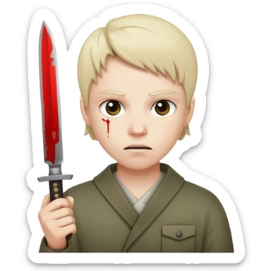 SERIAL KILLER WİTH KNİFE sticker