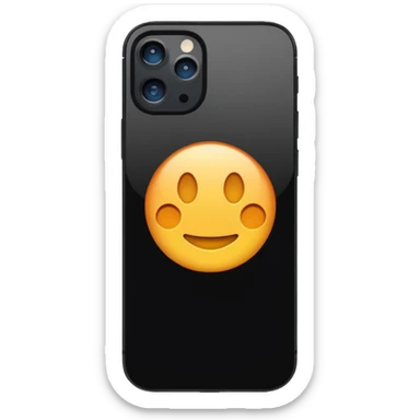 iPhone negro 13 sticker