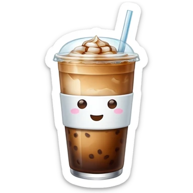 İced coffee sticker