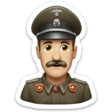 Hitler et Staline sticker
