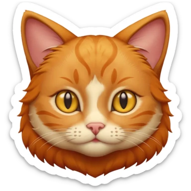  Fait moi un chat qui ressemble à un humain sticker