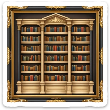 catholic library  sticker