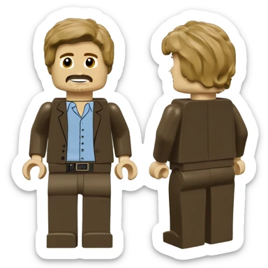 PEDRO PASCAL lego full body sticker