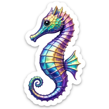 Seahorse emoji sticker