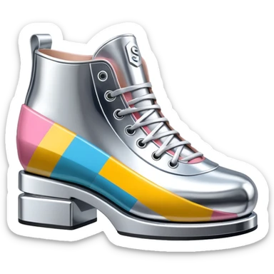 thierry mugler style spam can shoe sculpture  sticker