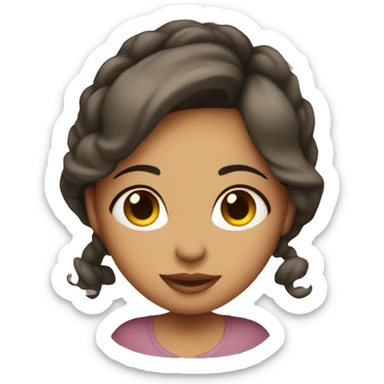 A beautiful pregnant woman  sticker