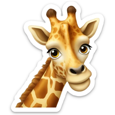 Giraffe sticker