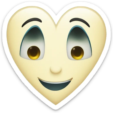 ligh blu heart sticker