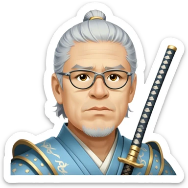 Elegant Samurai sticker