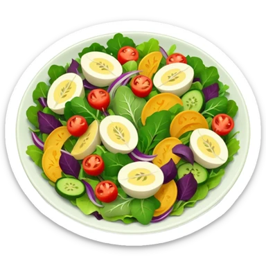 healthy salad sticker