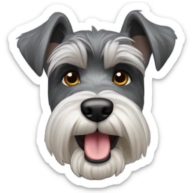 funny Zwergschnauzer sticker