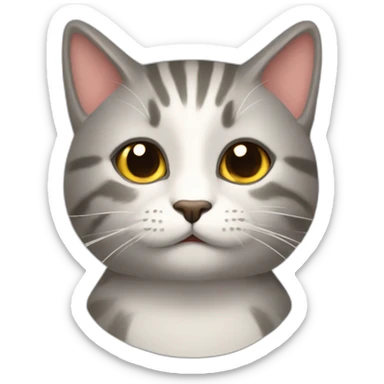 Gato sirviente sticker