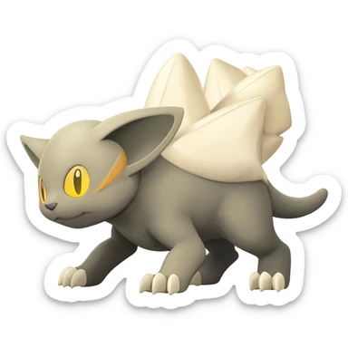 Noibat-Nargacuga-Torracat-fusion-Fakemon-Pokémon-creature  sticker