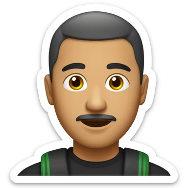 mexican guy 6’1 with a buzz cut sticker