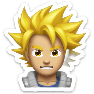 Super Sayan sticker