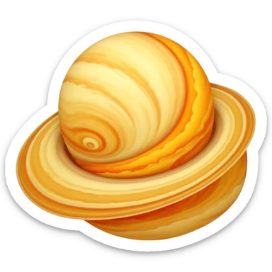 realistic venus planet emoji sticker