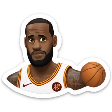 Lebron: aint that our ball sticker