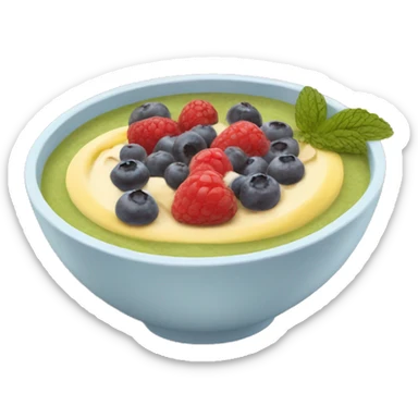 Smoothie bowl sticker