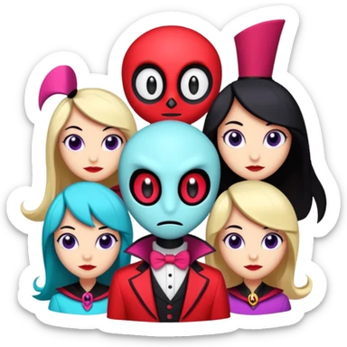 Hazbin hotel sticker