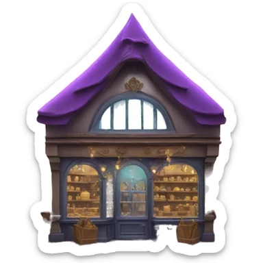 Magic shop sticker