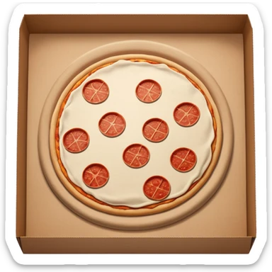 Pizza box is Witten noobini pizza sticker