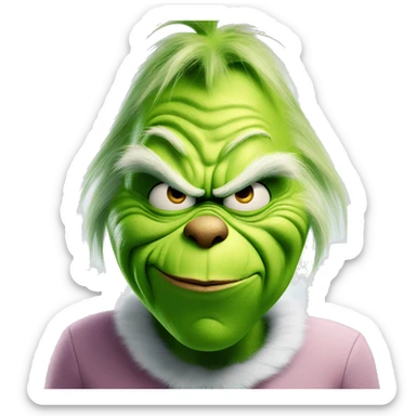The grinch saying that feeling when knee surgery is tomorrow  sticker