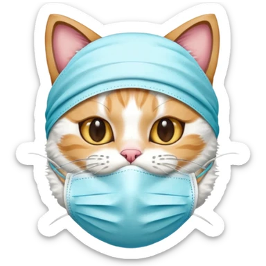 bullet points with surgical cats sticker