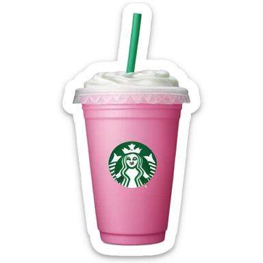 Starbucks pink drink sticker