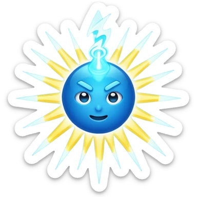 Energy attack  sticker