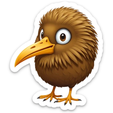 Kiwi bird sticker
