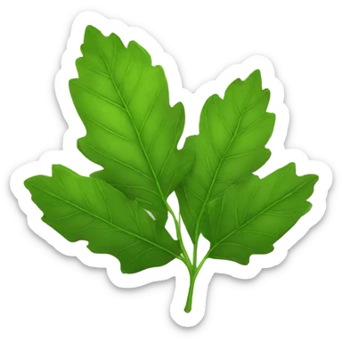 leaves sticker