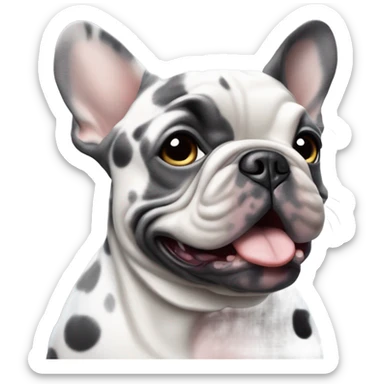 Merle French Bulldog sticker