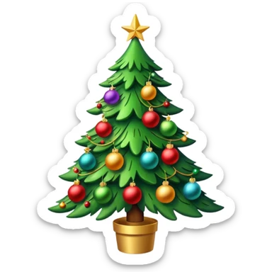 Chrismas tree sticker