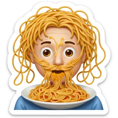 spaghetti slayer sticker