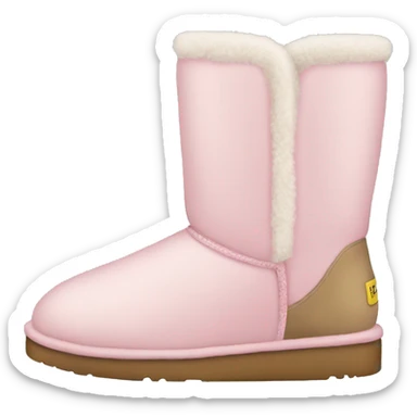 light pink uggs sticker