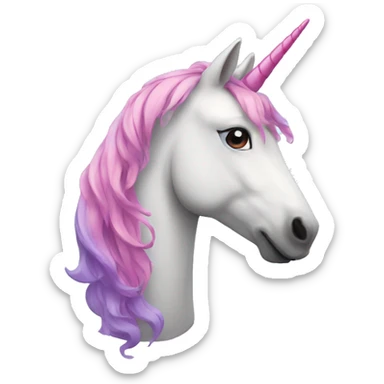 Iphone avatar unicorn with heart sticker