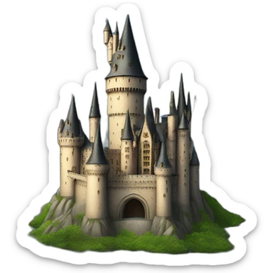 hogwarts castle sticker