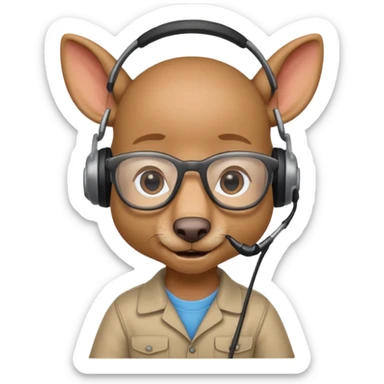 Baby aardvark network engineer sticker