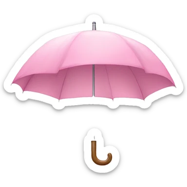 Babypink umbrella sticker