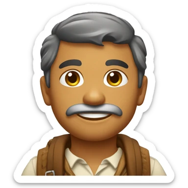 tanned gaucho from Brazil sticker