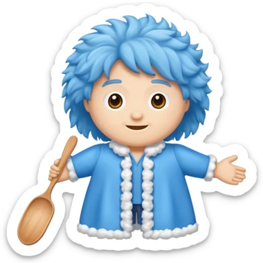 duster in kitchen sticker