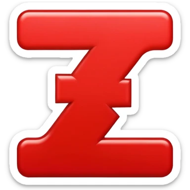 red minus symbol sticker