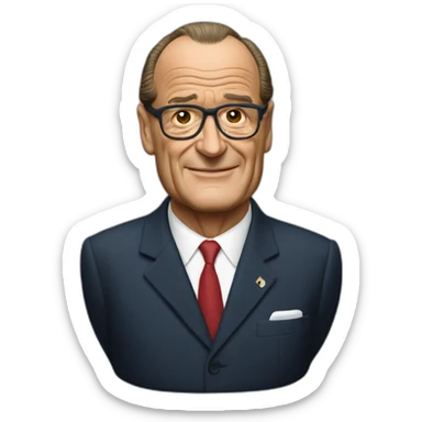 Jaques Chirac sticker